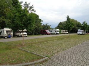 Wohnmobilstellplatz am Schiffshebewerk Niederfinow