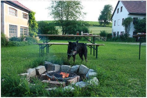 Wohnmobilstellplatz auf dem Alpakahof