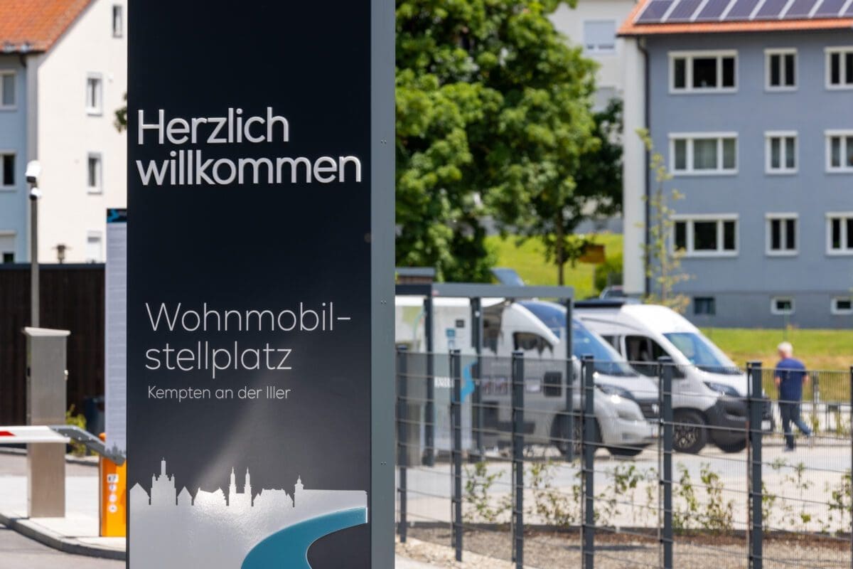 Wohnmobilstellplatz in Kempten