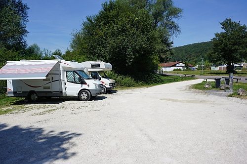 Wohnmobilstellplatz am Itzelberger See