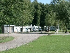 Wohnmobilstellplatz bei Caravan Krassow