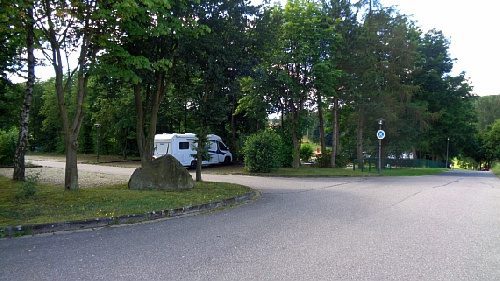 Wohnmobilstellplatz an der Freizeitanlage in Eslarn