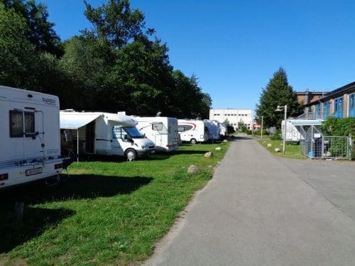 Wohnmobilstellplatz beim Wassersportzentrum