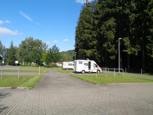 Wohnmobilstellplatz am Waldbad Adorf