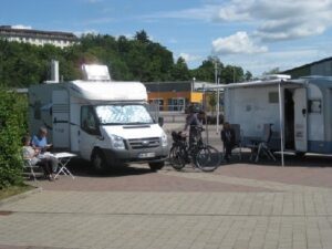 Wohnmobilstellplatz auf der Bleiche