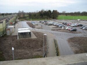 Wohnmobilstellplatz am Bahnhof Stelle