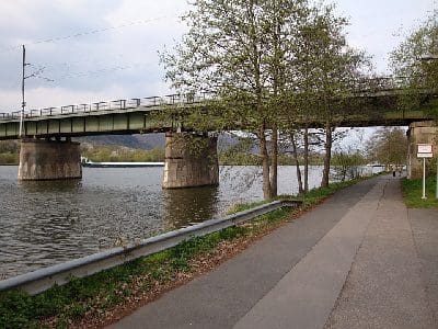 Wohnmobilstellplatz an der Saarmündung