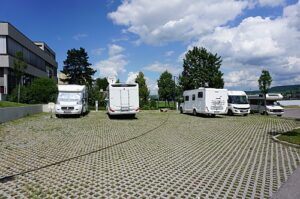 Wohnmobilstellplatz an der Genossenschaftskellerei