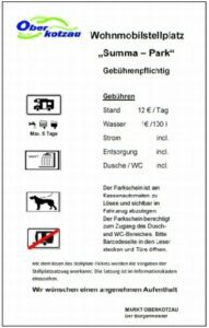 Wohnmobilstellplatz am Summa-Park Wohnmobilstellplatz am Summa-Park
