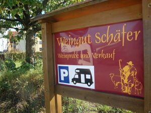 Wohnmobilstellplatz am Weingut Schäfer