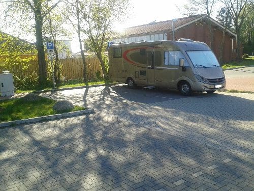 Wohnmobilstellplatz an den Sporthallen in Gehrden