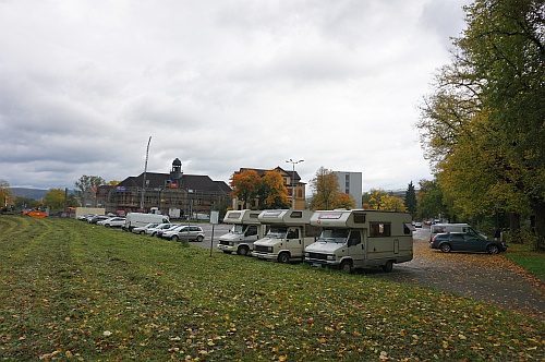Wohnmobilstellplatz am Volkshausplatz
