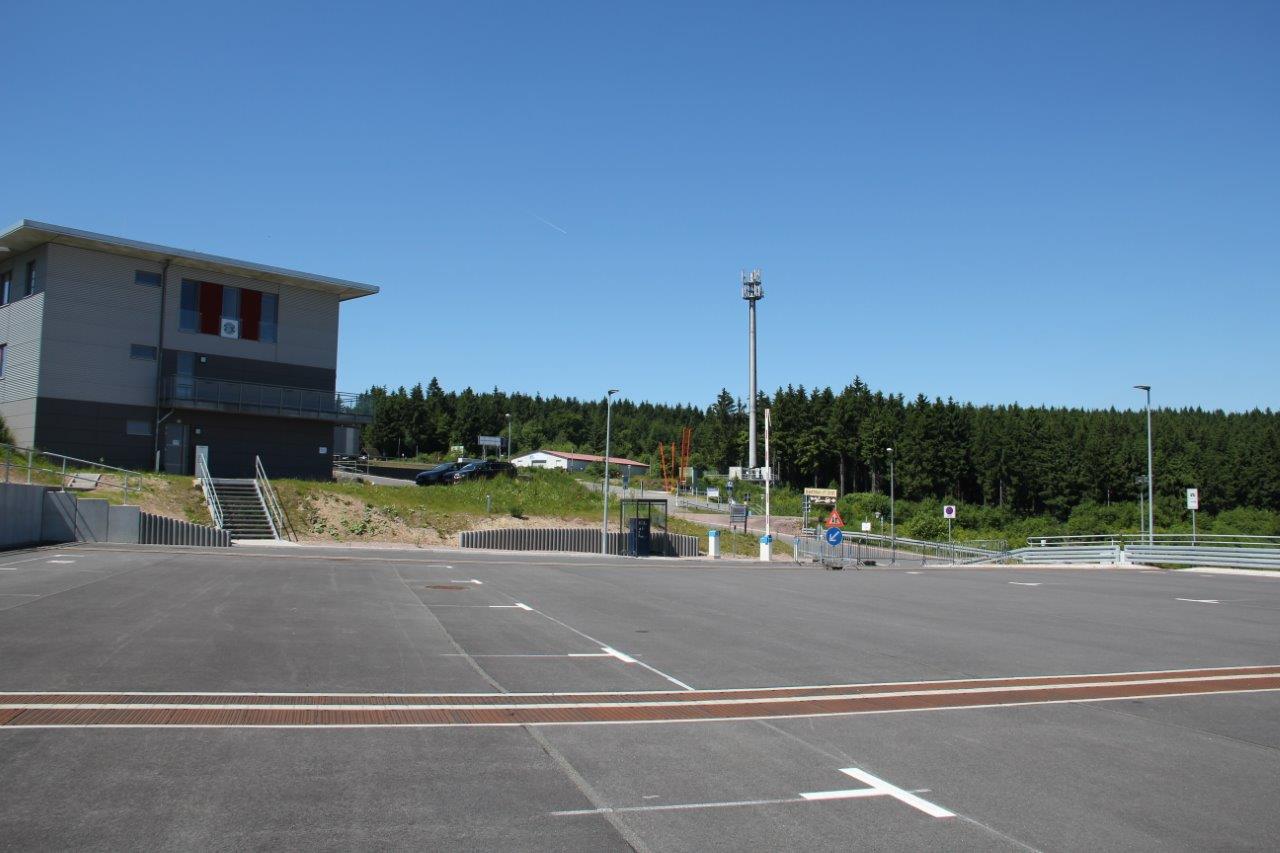 Caravanstellplatz am Biathlonstadion